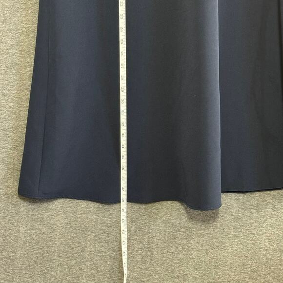 TUCKERNUCK Blythe Midi Dress XXL Navy Blue‎ Ruffle Collar Back Bow Tie A-Line - Picture 6 of 10